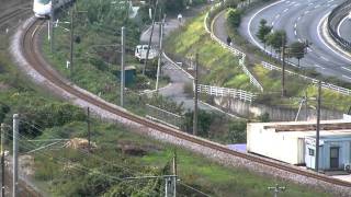 815系・885系・883系走行シーン 大分市田ノ浦(ズームアップ版)