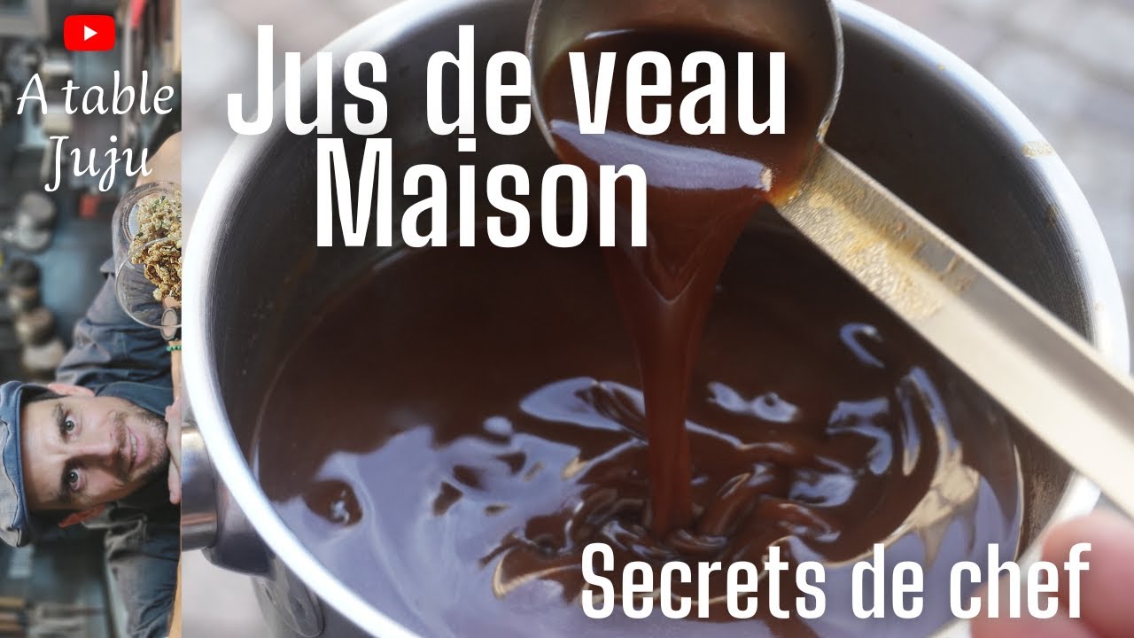 fond de veau | Comment Faire un Jus de Veau Maison comme un Chef !