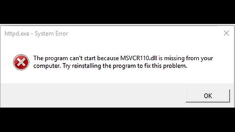 How To Fix Wampserver MSVCR110.dll is missing -Tech 8