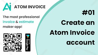 01. Create an account (Atom Invoice)