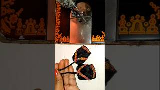 easy beautiful fabric latkan design& tutorials for beginners#fashion #viral#Trend#video#