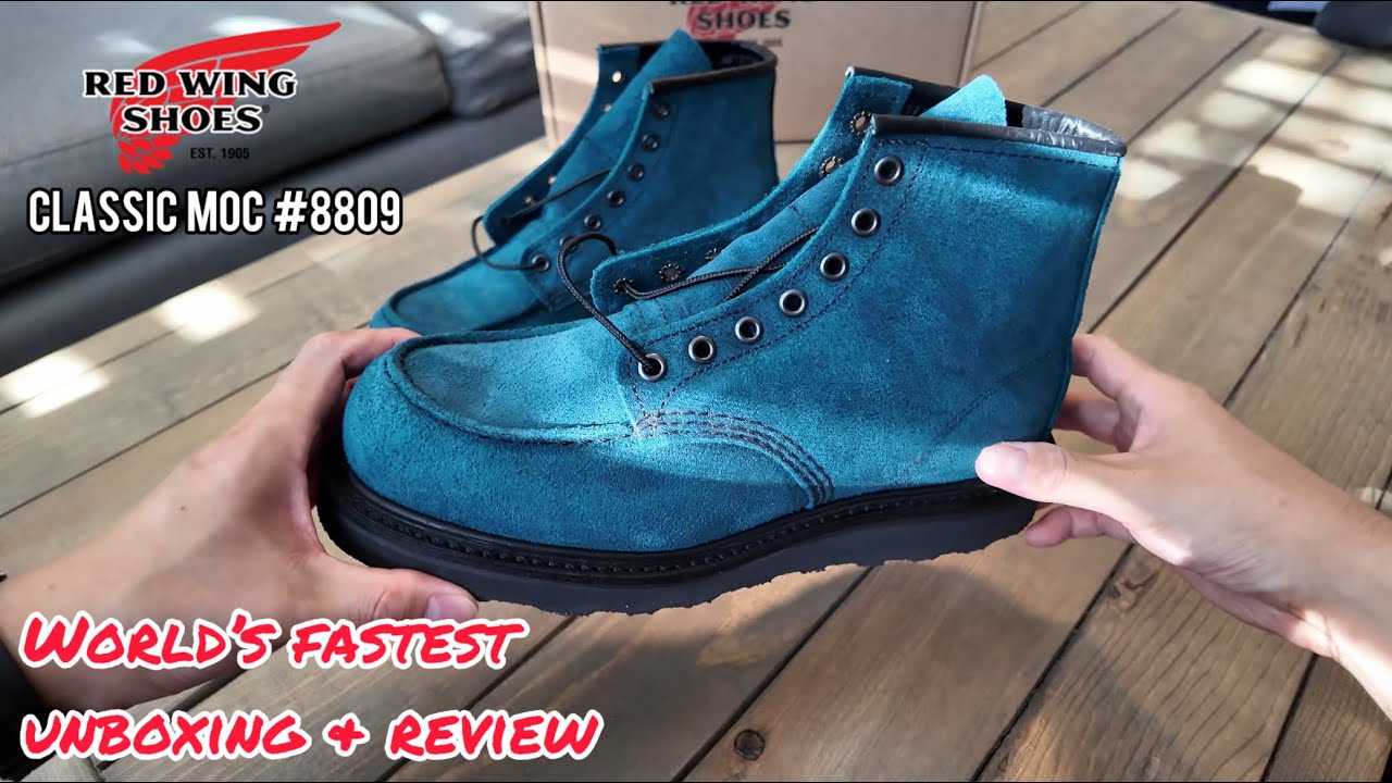 Japanese Dude Admires NEW Red Wing Classic Moc 8809 in Tidal
