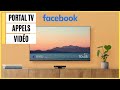 Facebook portal tv  des appels vido sur votre tv 