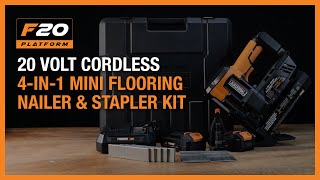 F20 CORDLESS 4-in-1 Mini Flooring Nailer | Freeman PE4118GF