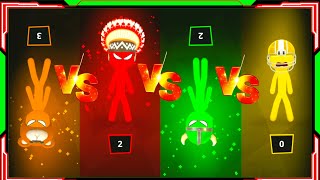 Stickman Party 1234 Players Funny mini Gameplay 🤩 stickman Party all mini games tournament gameplay