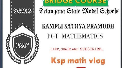 Bridge course 2