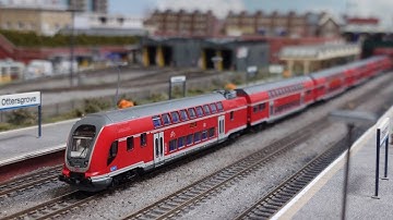 Ottersgrove N gauge running session 5/11/2025: DB Regio BR445 Twindexx Vario
