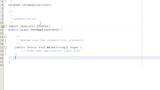 Scanner/Strings in Netbeans LT5