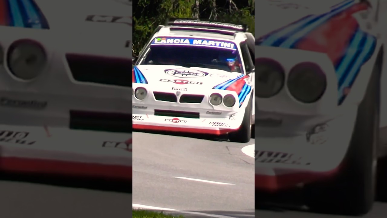 Watch the Savage Lancia Delta S4 Attack the Hill!