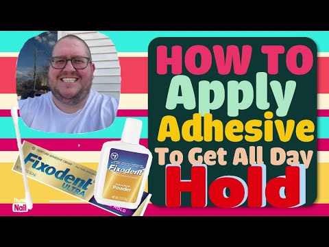 Applying adhesive to get an all day hold! How-to apply paste & powder in 2022