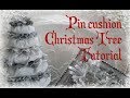 Silver Pin Cushion Christmas Tree Tutorial with Luscious Laces