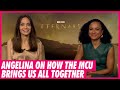 Angelina Jolie &amp; Lauren Ridloff On How Marvel Changes Lives - Eternals Interview