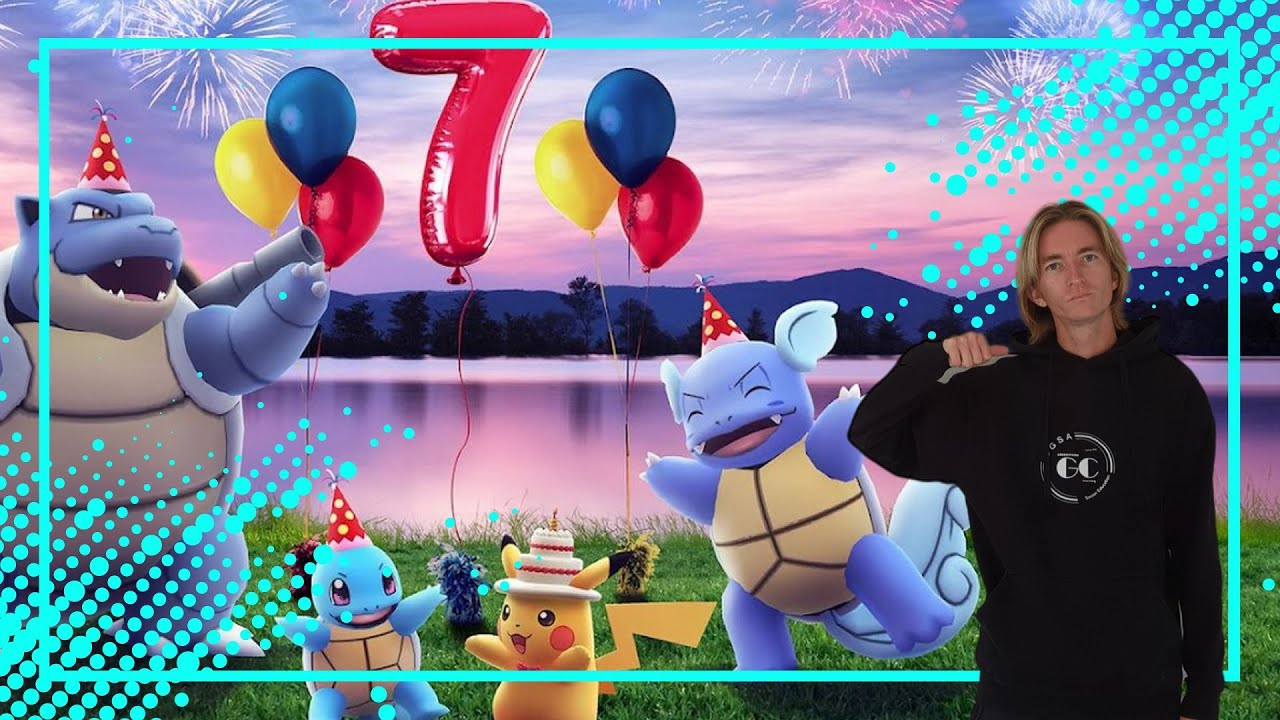 Happy 7th anniversary to Pokémon GO!