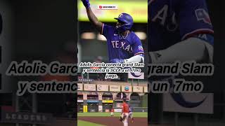 Adolis Garcia conecta un Grand Slam en la serie de campeonato de la liga Americana #mlb