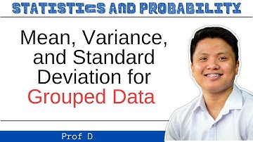 Sample Mean, Variance, and Standard Deviation of Grouped Data | Frequency Distribution Table