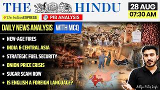 The Hindu News Analysis | 28 August 2026 | PIB Current Affairs + MCQs | UPSC Prelims & Mains