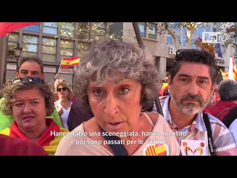 Barcellona, ultras unionista: