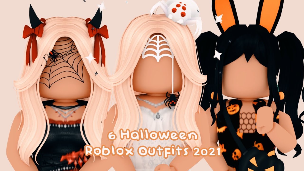 skin roblox versão halloween feminina