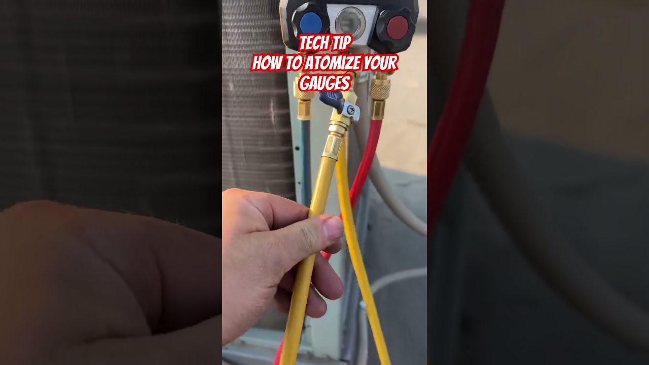 Tech Tip How To Atomize Your Gauges Nighthawkhvac Hvac Hvaclife Techtipsandtricks Ac
