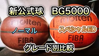 バスケットボール新公式球BG５０００をグレード別比較！全然違う！？