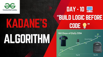 Kadane’s Algorithm Explained in Hinglish 🔥 | DSA Day 10 GeeksforGeeks | #MCodeLearner