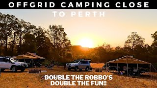 Off Grid CAMPING and CRABBING in Mandurah - City Escape Adventure!