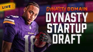 LIVE Dynasty Startup Draft + Full Strategy Breakdown