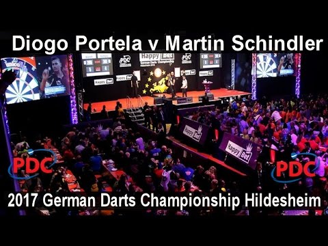2017 German Darts Championship Hildesheim Diogo Portela v Martin Schindler |  First Round