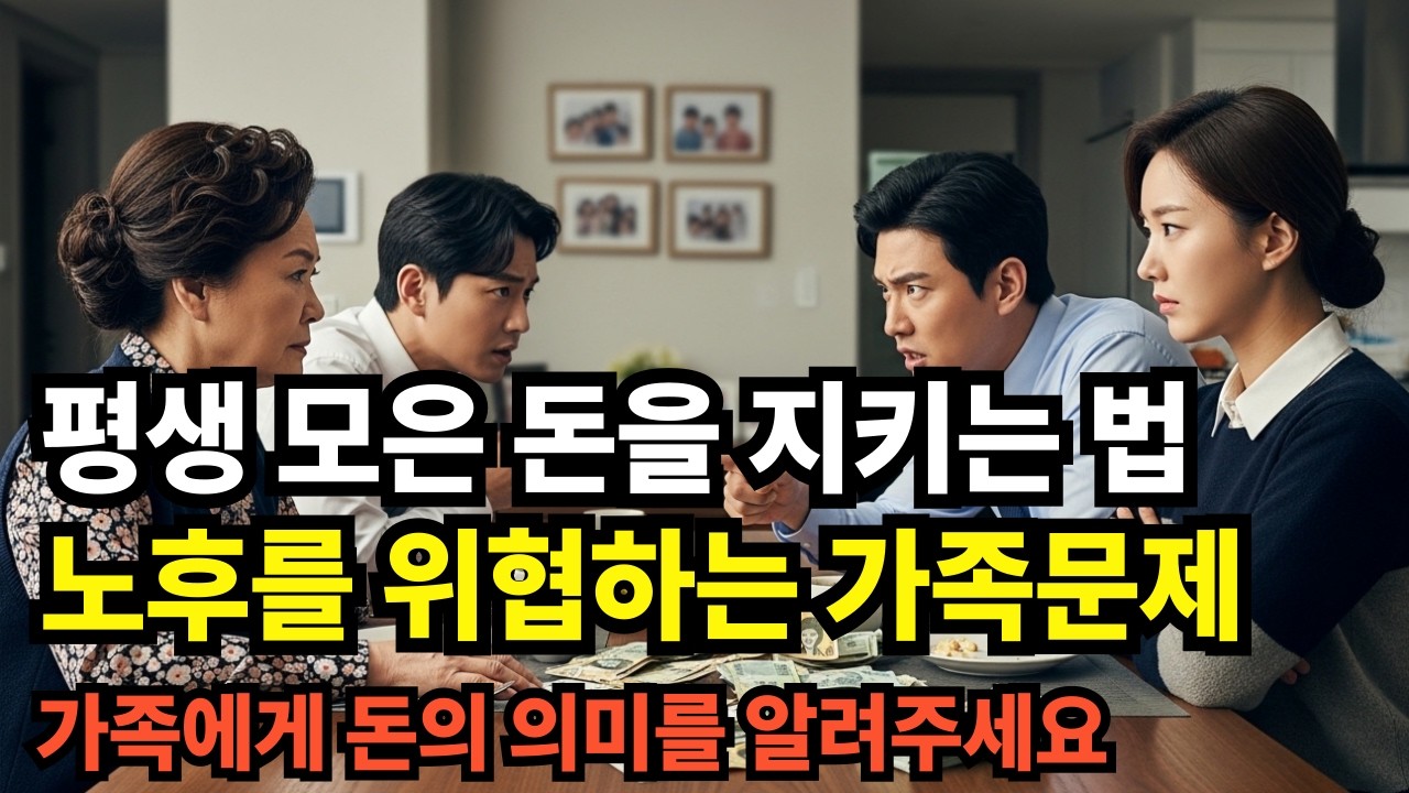 평생 모은 돈을 지키는 법, 노후를 위협하는 가족문제#정보#인생사#돈#노후#조언#절약#건강#노후#대책#병#예방#습관#노년#60대#70대#80대#90대#삶#인생