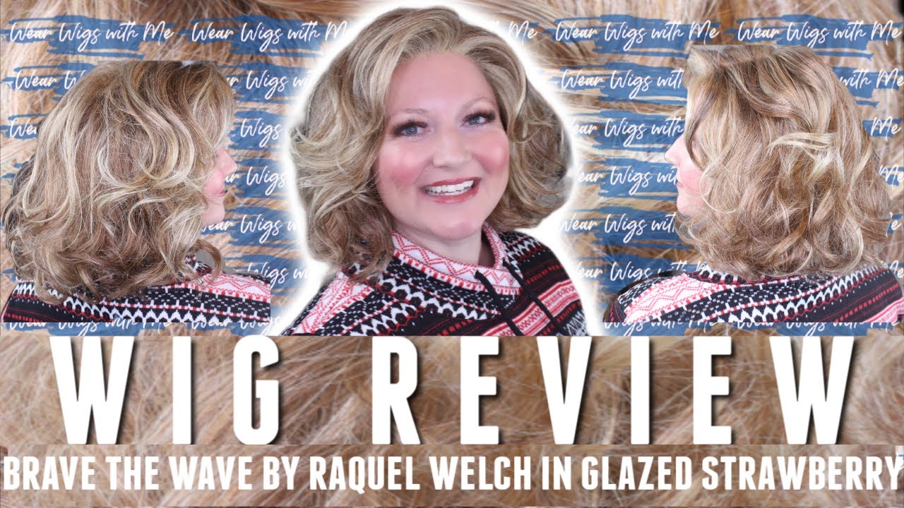 WIG REVIEW Brave the Wave by Raquel Welch in the color Glazed Strawberry