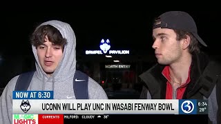 VIDEO: UConn students prepared to pack Fenway for bowl game