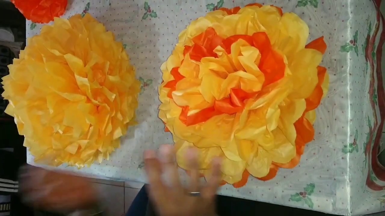 Flores De Papel China. Fácil y Rápido YouTube