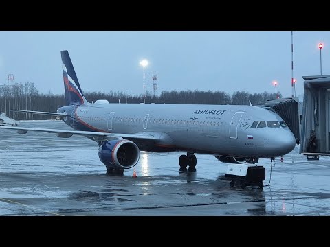 Airbus A321neo а/к Аэрофлот | Рейс Санкт-Петербург - Москва