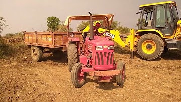 New JCB 3dx Machine Loading Mitti Mud Loading Mahendra Tractor | Jcb video | gadi wale | #jcbkhudai