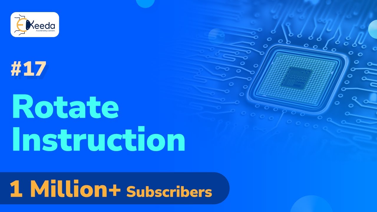 Rotate Instruction - PIC18F Programming Model and Instruction Set - YouTube