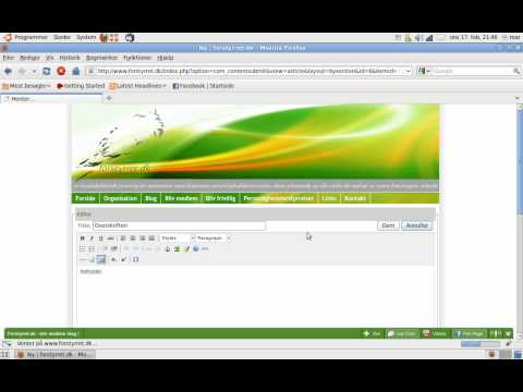 Video: Sådan Oprettes En Blog