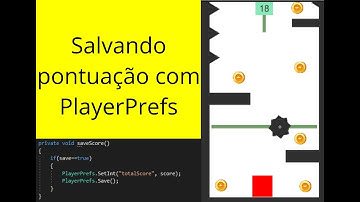 CRIANDO UM JOGO SIMPLES - SALVAR PONTUAÇÃO COM PLAYERPREFS NA UNITY - UNITY TUTORIAL 2D INICIANTE