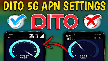 Fastest DITO APN Settings For Faster Internet Connection 2025 In All Networks