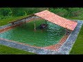 Building The Most Beautiful Biggest Swimming Pool Underground In The Forest (Full Video)