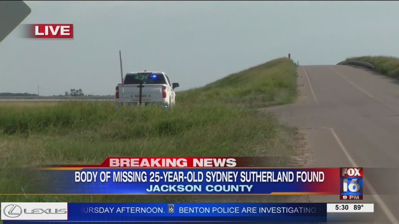 Sheriff: Sydney Sutherland's body has been found