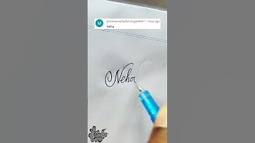 stylish name | Neha | Calligraphy signature