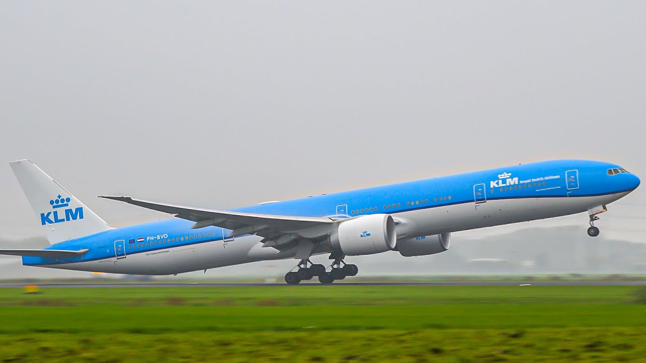 21 AMAZING TAKEOFFS & LANDINGS | B747F, A350, B777 | Amsterdam SCHIPHOL Airport Plane Spotting