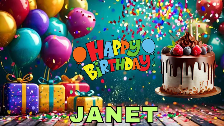 Happy Birthday Janet, Birthday Wishes, Birthday Song, WhatsApp Status, Today, hbd