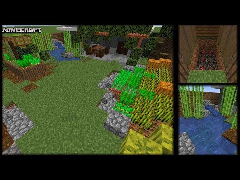 Minecraft - How To Build An Edible Garden!