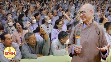 HT. Huyền Diệu thuyết pháp hài hước khiến cả hội trường chỉ biết ÔM BỤNG CƯỜI