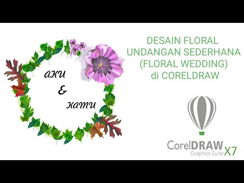  Cara  desain  floral wedding sederhana desain  undangan di  