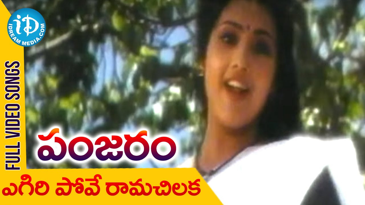 Panjaram Movie   Egiri Pove Video Song  Meena  Vinod Kumar  Kota Srinivasa Rao  Raj