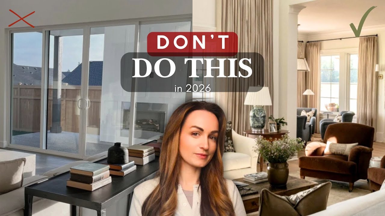 Тенденции дизайна 2026 года, которые РАЗРУШАТ ваш дом (если вы этого не сделаете)
