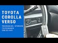 Toyota Corolla Verso / PRIUS  2008 Cum se programeaza / telecomanda/ Remote programming FOB 2021 Diy