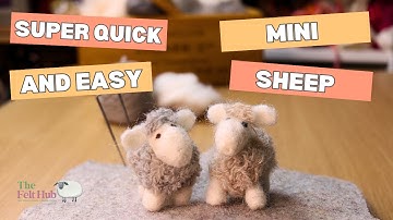 Easy And Quick Needle Felting Tutorial For Beginners - Make Time - 40 minutes